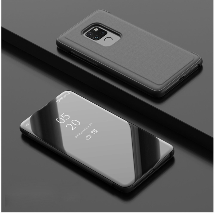 Husa Huawei Mate 20 Flip Cover Oglinda Negru [4]