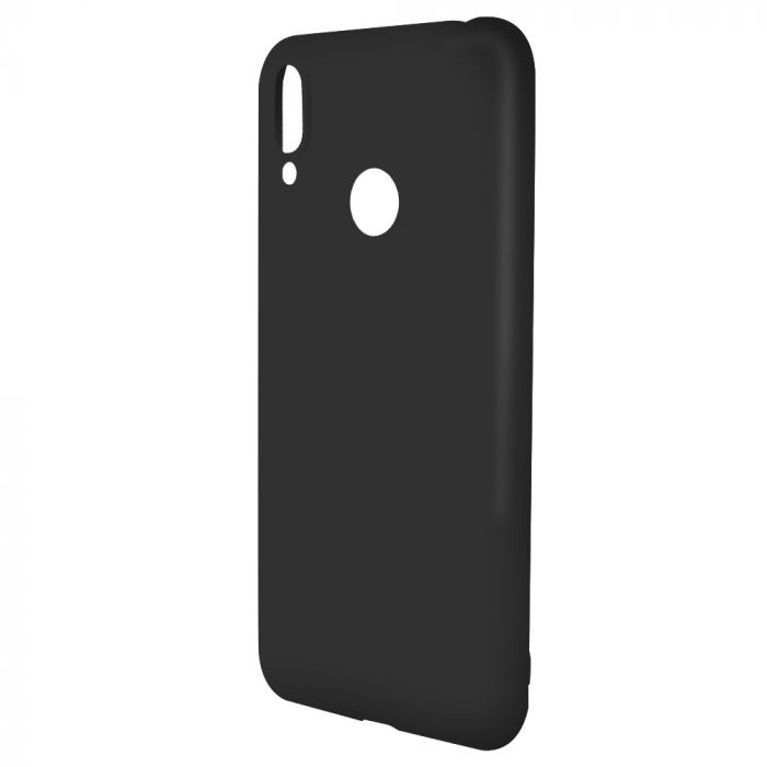 Husa Huawei Y7 2019 Liquid Silicone Case Negru [5]