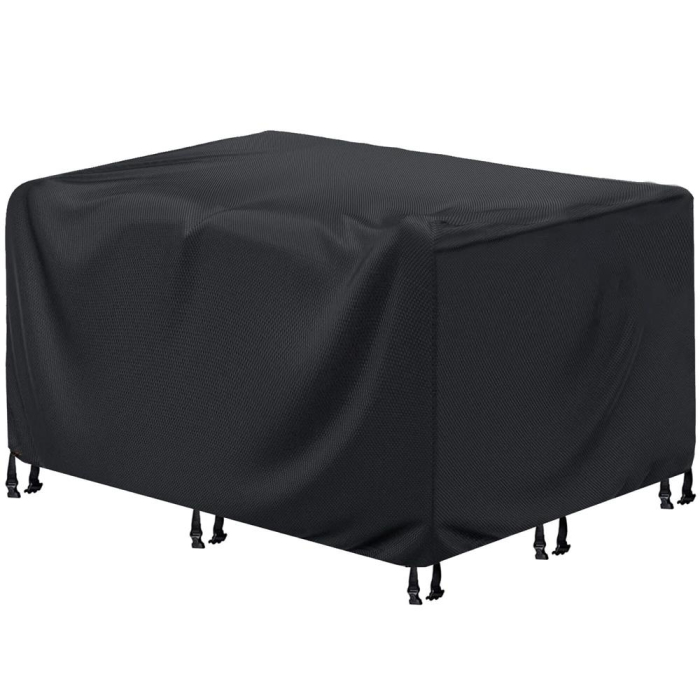 Husa mobilier gradina, impermeabila, cu protectie UV, 152x104x71cm, negru [1]