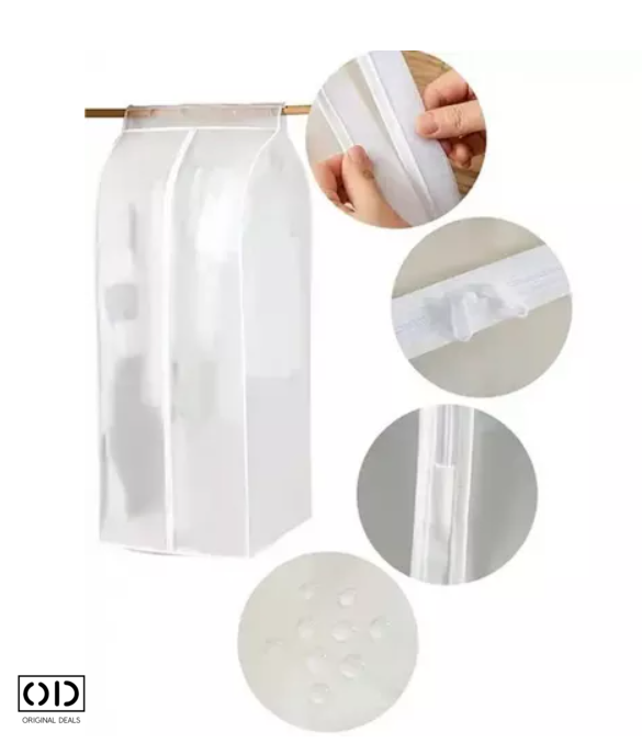 Husa pentru protectie haine in dulap dressing Huse pentru protectia hainelor  Protectie haine importiva moliilor si insectelor Set huse de protectie pentru haine in dulap Protectie pentru haine [8]