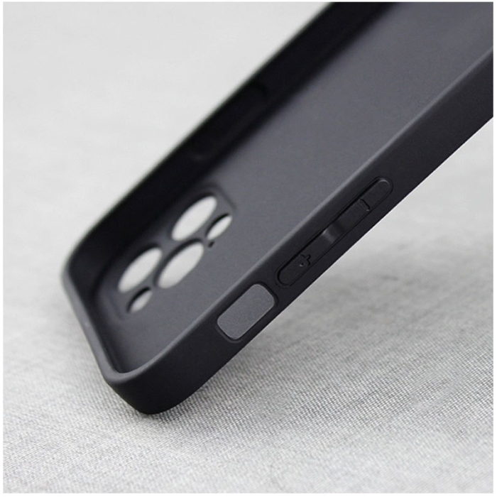 Husa pentru Samsung Galaxy A13 5G, , Liquid Silicone, cu Microfibra pe interior, Protectie Antisoc, Negru [2]