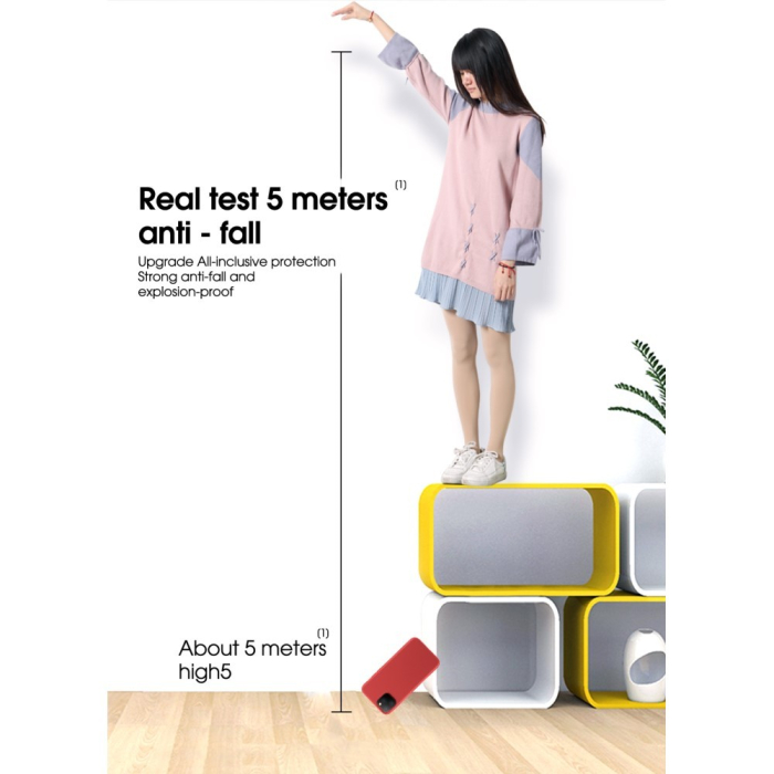 Husa protectie compatibila cu Apple iPhone 11 Liquid Silicone Case Rosu [20]