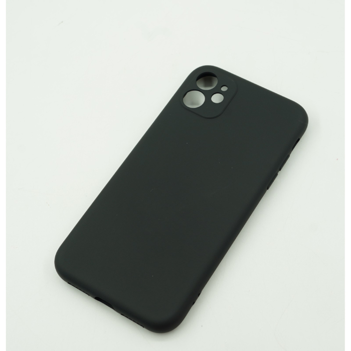 Husa protectie, , compatibila cu Apple iPhone 12 Mini Liquid Silicone Negru [3]
