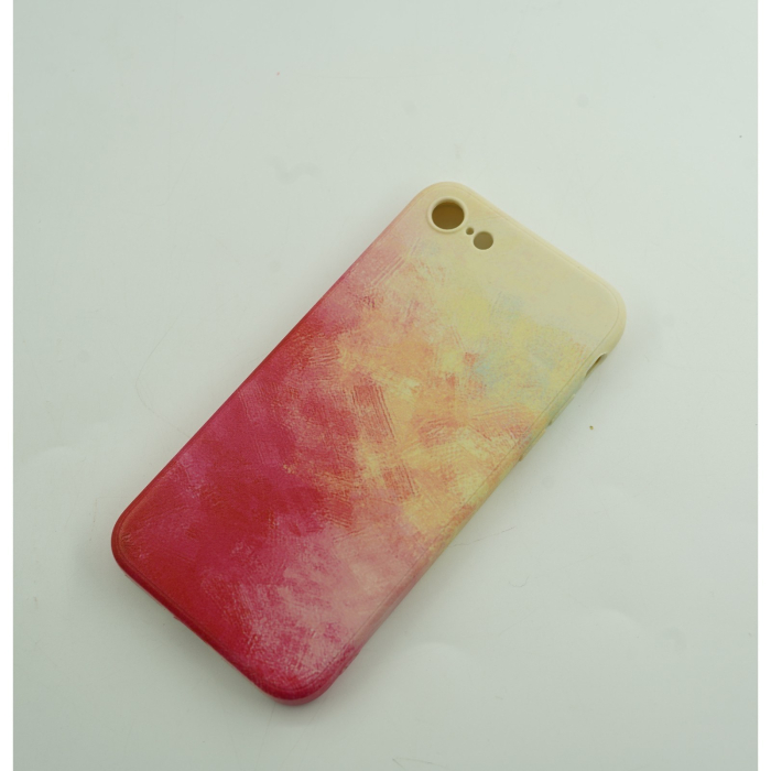 Husa protectie compatibila cu Apple iPhone 12 Pro Max Tpu Ombre, Roz/Galben [3]