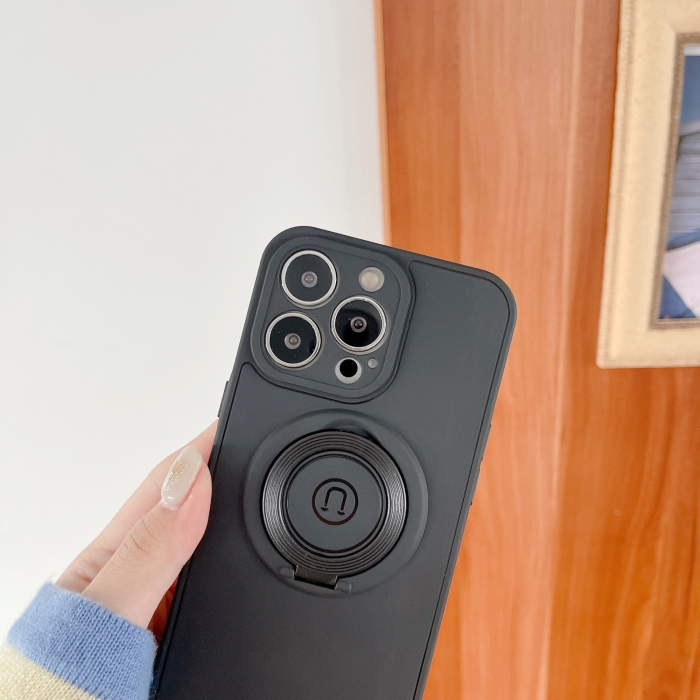 Husa protectie compatibila cu Apple iPhone 13 Pro Mag Safe Silicone Negru [3]