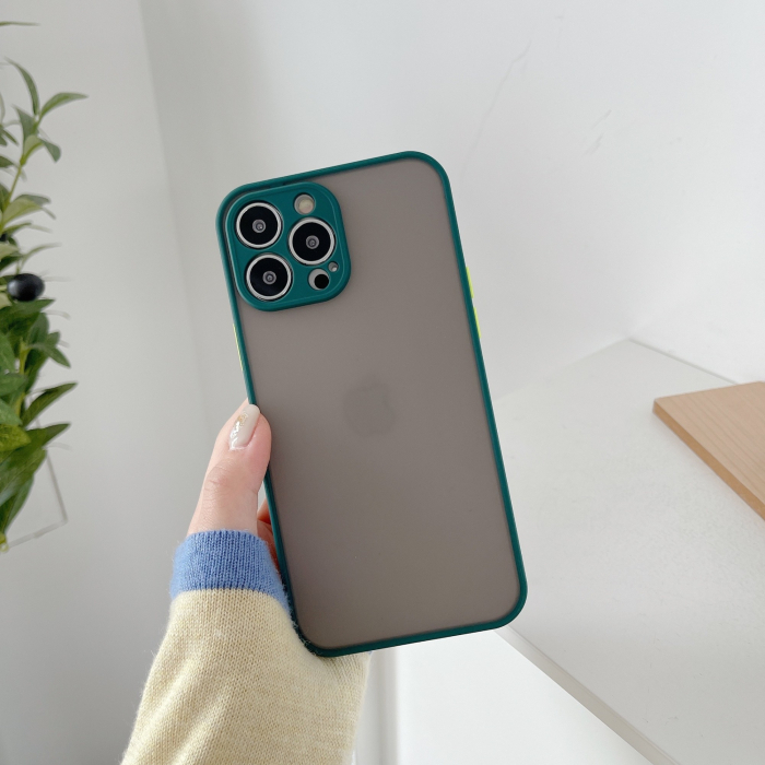 Husa protectie compatibila cu Apple iPhone 13 Pro Max Phantom Tpu Verde [2]