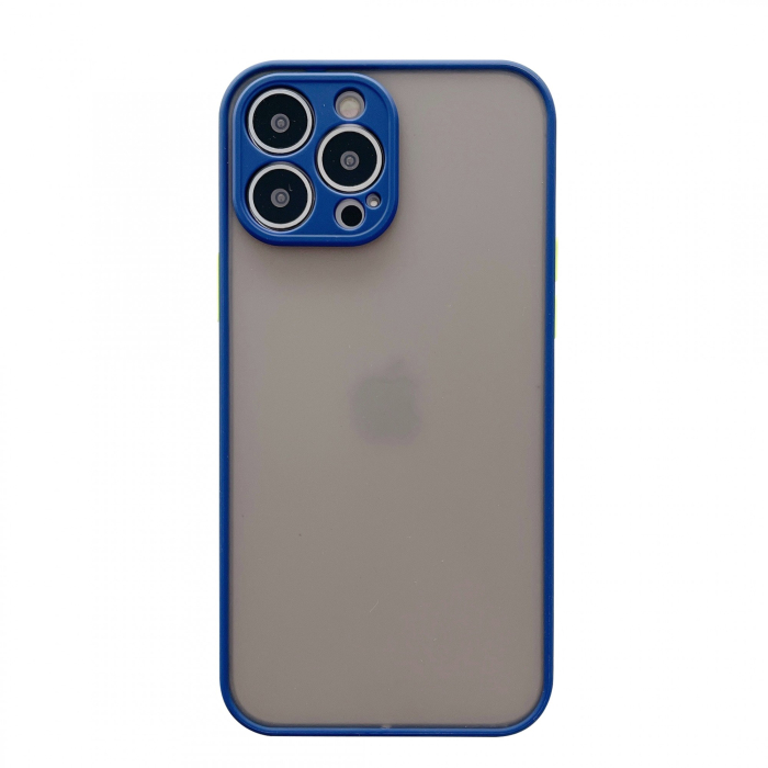 Husa protectie compatibila cu Apple iPhone 13 Pro Phantom Tpu Albastru [3]