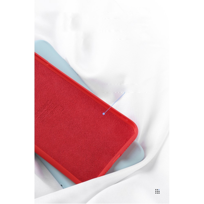 Husa protectie compatibila cu Apple iPhone X/XS Liquid Silicone Case Rosu [31]