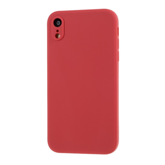Husa protectie compatibila cu Apple iPhone XR Liquid Silicone Case Rosu [15]
