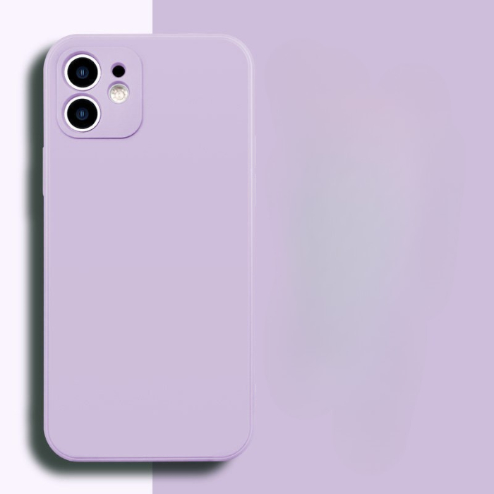 Husa protectie compatibila cu Huawei P Smart 2020 Liquid Silicone Case Mov [8]