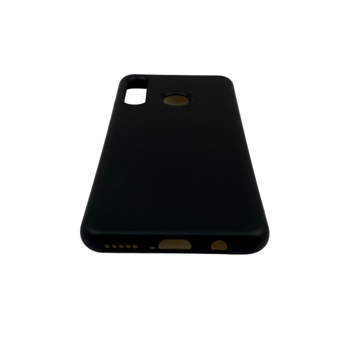 Husa protectie compatibila cu Huawei P30 Lite Liquid Silicone Case Negru [7]