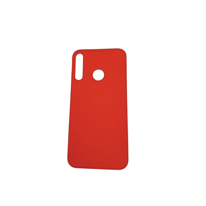 Husa protectie compatibila cu Huawei P40 Lite E Liquid Silicone Case Rosu [6]