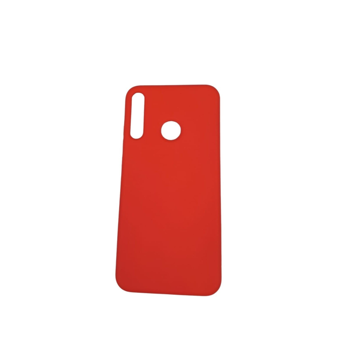 Husa protectie compatibila cu Huawei P40 Lite E Liquid Silicone Case Rosu [14]