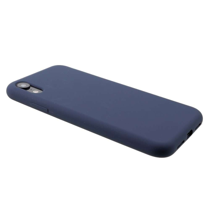 Husa protectie compatibila cu Samsung S10 Liquid Silicone Case Albastru inchis [3]