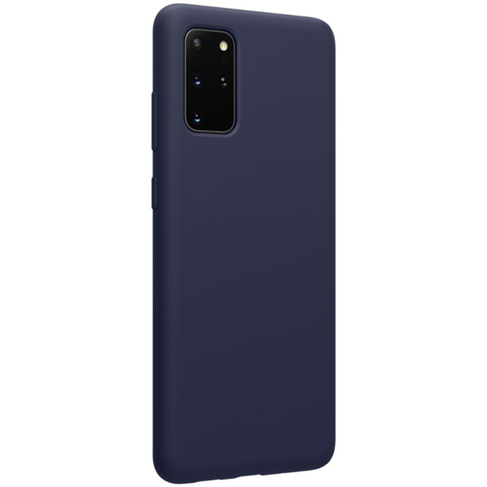 Husa protectie compatibila cu Samsung S20 Liquid Silicone Case Albastru inchis [4]