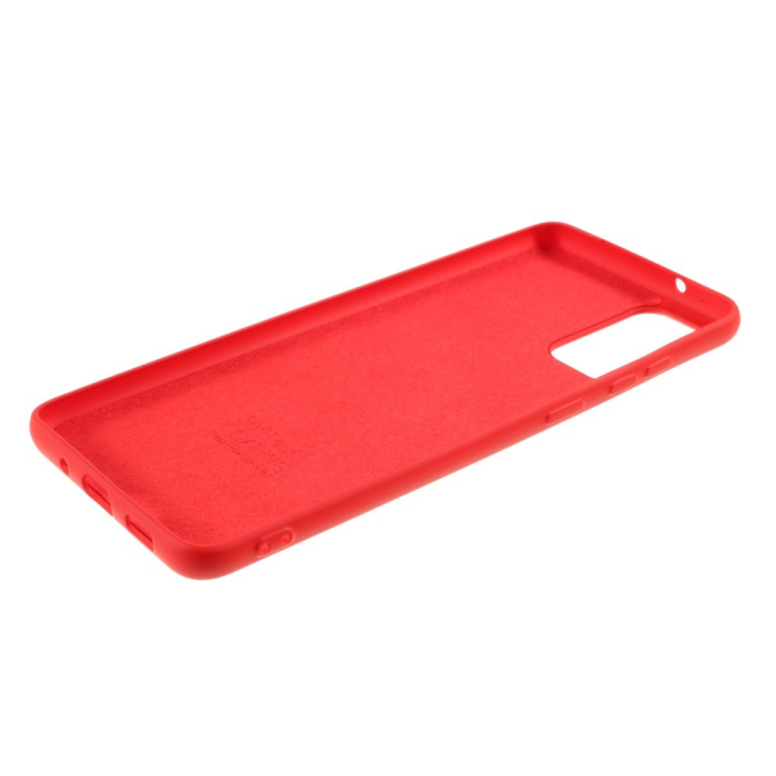 Husa protectie compatibila cu Samsung S20 Liquid Silicone Case Rosu [6]