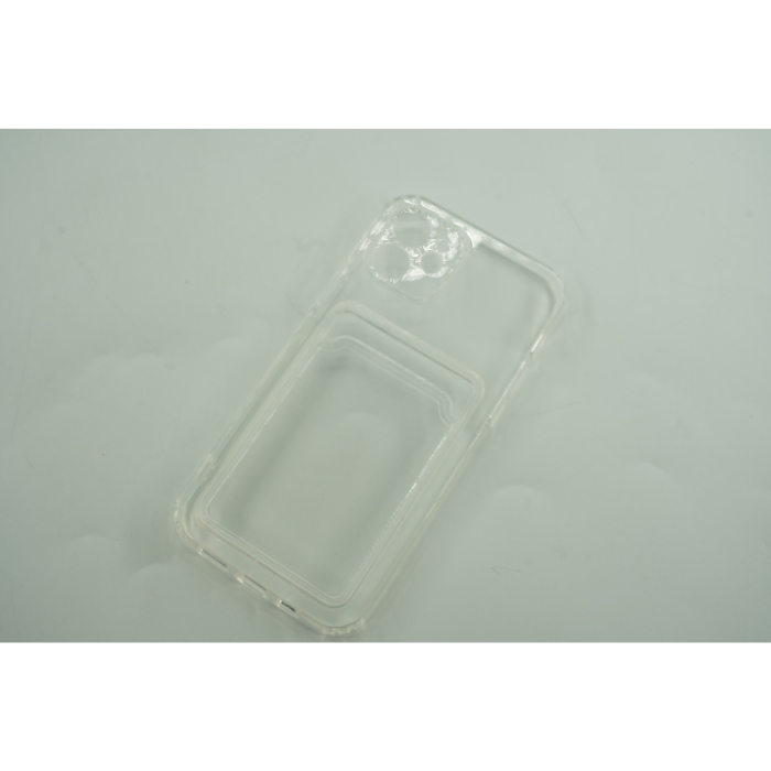 Husa protectie cu suport card compatibila cu Samsung A32 4G Transparent [3]