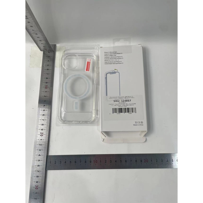 Husa protectie pentru Apple iPhone 13, MagSafe Silicone, Protectie si folie camera inclusa, protectie camera, Fumuriu [5]