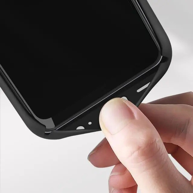 Husa protectie pentru Samsung A22 5G Liquid Silicone Negru [4]