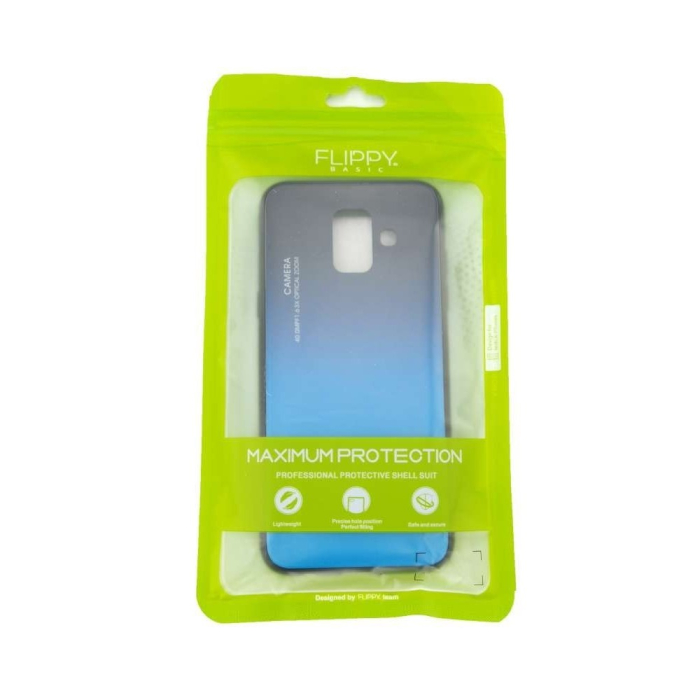 Husa Samsung Galaxy A6 2018 Hybrid Back Degrade, Albastru [2]