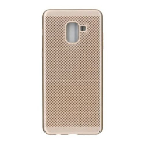 Husa Samsung Galaxy A8 2018 Ultra Slim cu aerisire Auriu [3]
