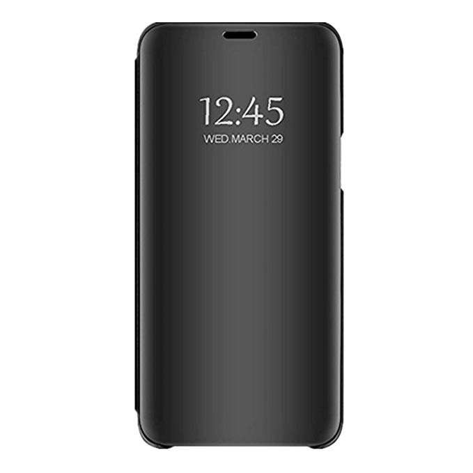 Husa Samsung Galaxy J6 Plus 2018 ® Flip Cover Oglinda Negru [8]