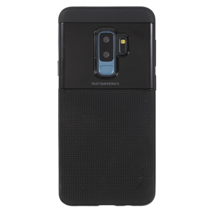 Husa Samsung Galaxy S9 Plus Ipaky Elegant Grid Design TPU Hybrid Negru [3]
