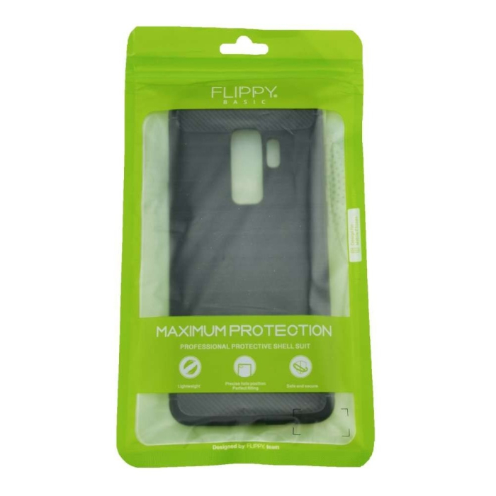 Husa Samsung Galaxy S9 Plus Tpu, carbon, Negru [3]