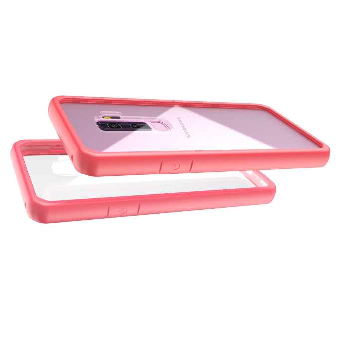 Husa Samsung Galaxy S9 shockproof acrylic Roz [7]