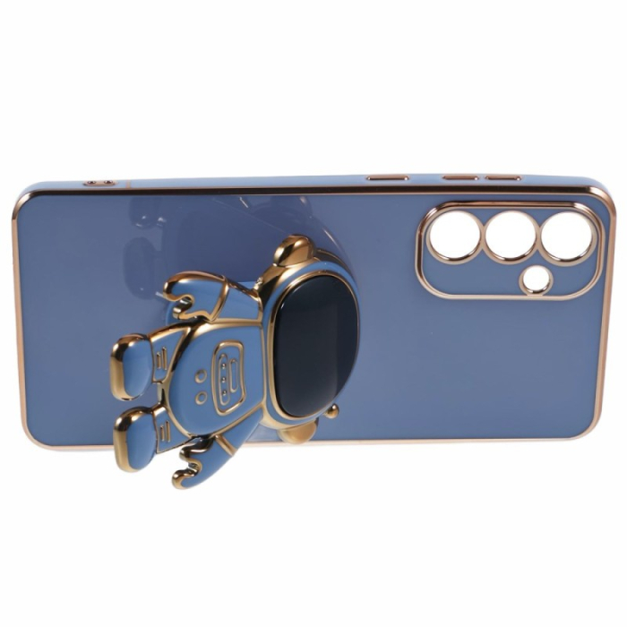 Husa Telefon 2in1, , Compatibila Samsung Galaxy S24 Ultra, Carcasa TPU cu Suport Inclus Tip Astronaut, Protectie Camere, Albastru [5]