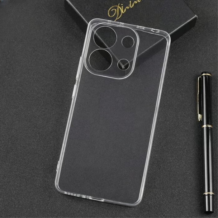 Husa Telefon, , Compatibila Xiaomi Redmi Note 13 4G, Carcasa TPU, Protectie Camere, 1.5 mm, Transparent [2]