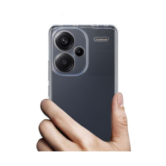Husa Telefon, , Compatibila Xiaomi Redmi Note 13 Pro+ 5G, Carcasa TPU, Protectie Camere, 1.5 mm, Transparent [3]