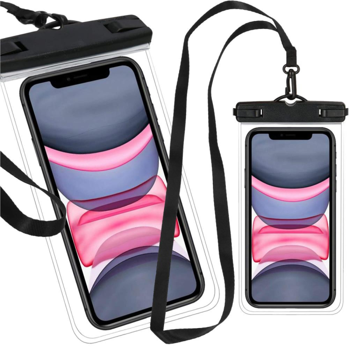 Husa telefon subacvatica waterproof impermeabila, universala, 180x110mm, cu snur [18]