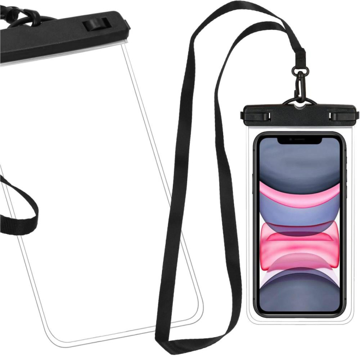Husa telefon subacvatica waterproof impermeabila, universala, 180x110mm, cu snur [19]