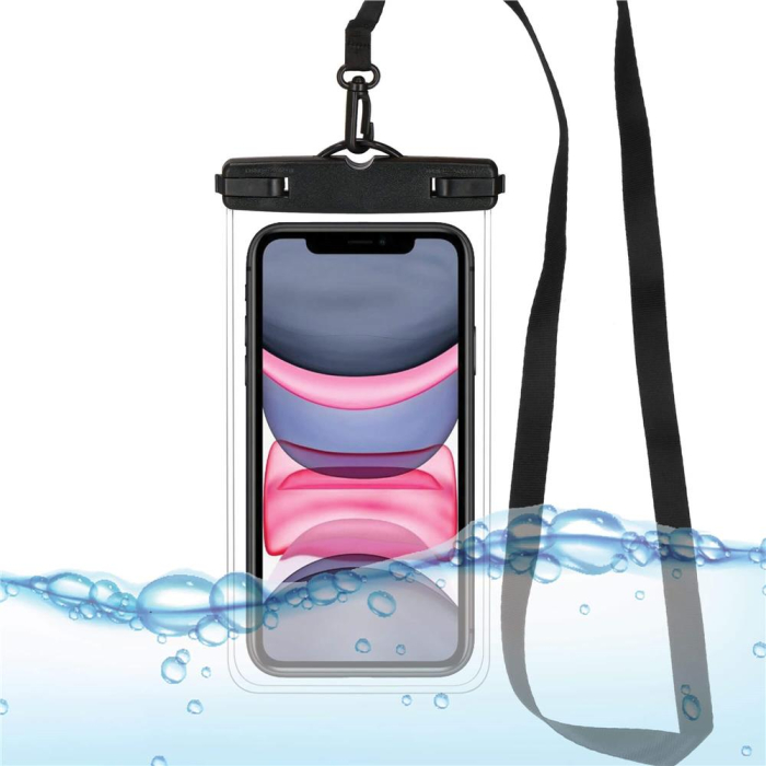 Husa telefon subacvatica waterproof impermeabila, universala, 180x110mm, cu snur [2]