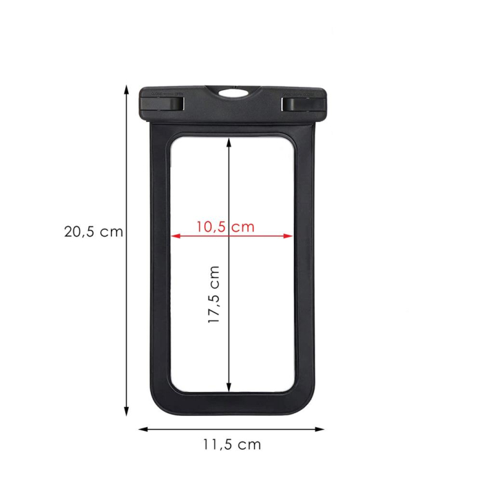 Husa telefon subacvatica waterproof impermeabila, universala, 205x115mm, cu snur [12]