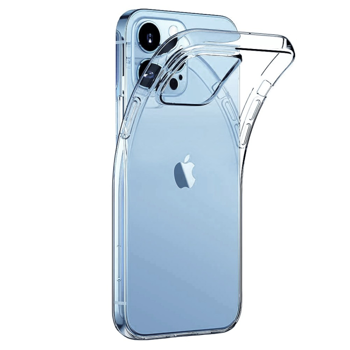 Husa TPU pentru iPhone 14, , Silicon, Protectie Antisoc, Transparenta [14]