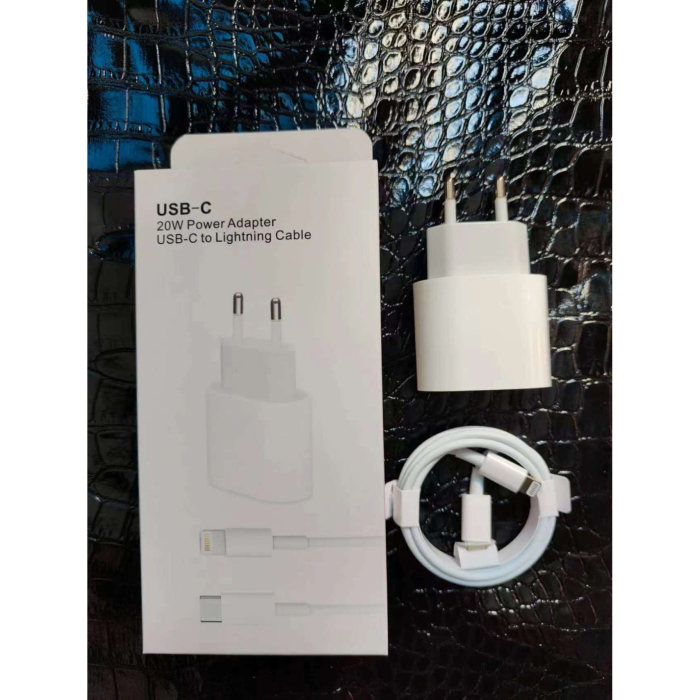 Incarcator compatibil cu iPhone, USB Type-C, Fast charge, Putere 20W, , Alb [3]