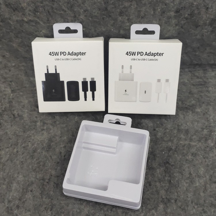 Incarcator Super Fast Charge, , Adaptor Fast Charge 45W, 5A, PD 3.0, Cablu 1m, Incarcator Fast Charge USB Type-C, Alb [4]