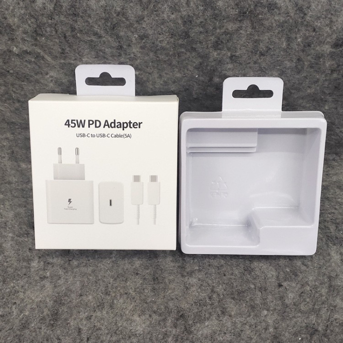 Incarcator Super Fast Charge, , Adaptor Fast Charge 45W, 5A, PD 3.0, Cablu 1m, Incarcator Fast Charge USB Type-C, Alb [7]