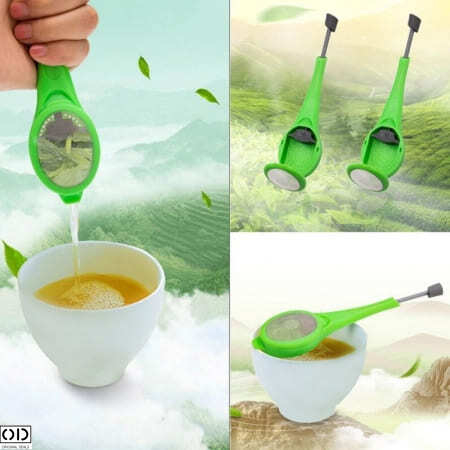 Infuzor cu Strecuratoare pentru Ceai Natual, Reutilizare Indelungata, Premium 2 in 1 [11]