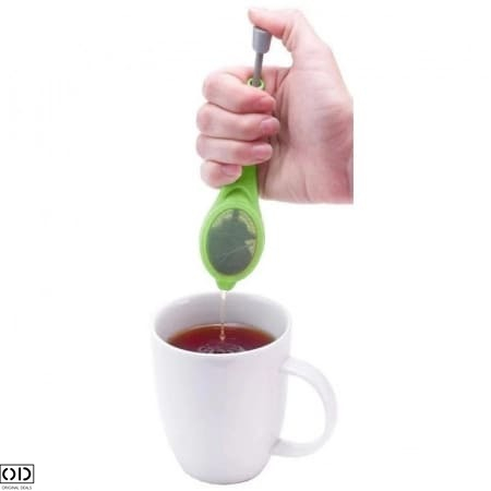 Infuzor cu Strecuratoare pentru Ceai Natual, Reutilizare Indelungata, Premium 2 in 1 [4]