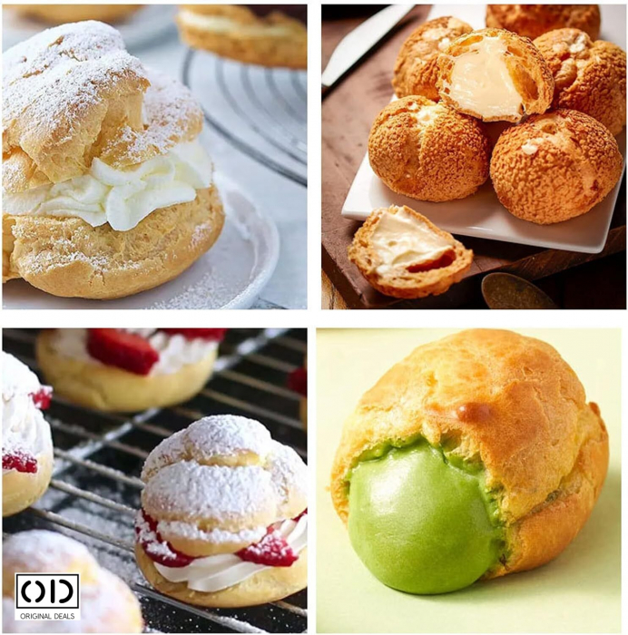 Palnie pentru Umplut Gogosi, Briose, Elecre, Croissante si Cozonaci Palnie pentru patiserie Palnie pentru umplutura gogosi Umplutura Gogosi Eclere Briose Prajituri de Casa Prajituri dietetice [10]