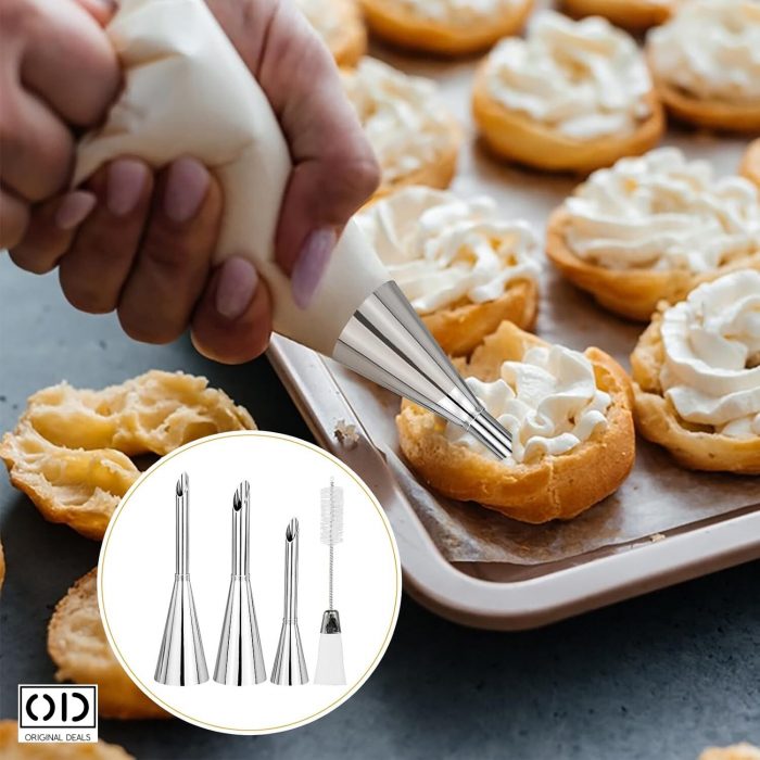 Palnie pentru Umplut Gogosi, Briose, Elecre, Croissante si Cozonaci Palnie pentru patiserie Palnie pentru umplutura gogosi Umplutura Gogosi Eclere Briose Prajituri de Casa Prajituri dietetice [3]