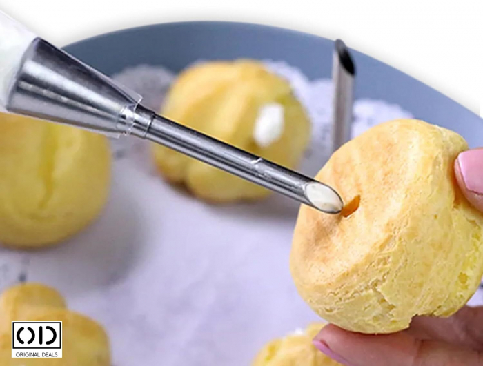 Palnie pentru Umplut Gogosi, Briose, Elecre, Croissante si Cozonaci Palnie pentru patiserie Palnie pentru umplutura gogosi Umplutura Gogosi Eclere Briose Prajituri de Casa Prajituri dietetice [2]