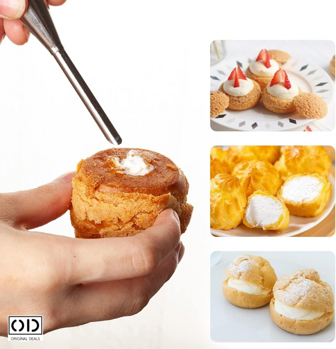 Palnie pentru Umplut Gogosi, Briose, Elecre, Croissante si Cozonaci Palnie pentru patiserie Palnie pentru umplutura gogosi Umplutura Gogosi Eclere Briose Prajituri de Casa Prajituri dietetice [5]
