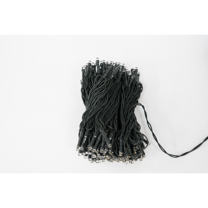 Instalatie Craciun, 32 metri, 300 de LED-uri, Alb Cald, cu energie solara, fir de cupru, liniar, interior/exterior,  [9]