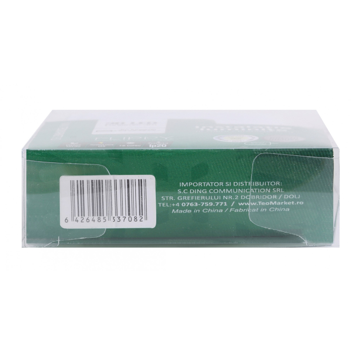 Instalatie de Craciun cu Baterii Tip Liniar, 2 jocuri de lumini, Fir Transparent 1 m 10 LED -uri, Alb Rece [7]