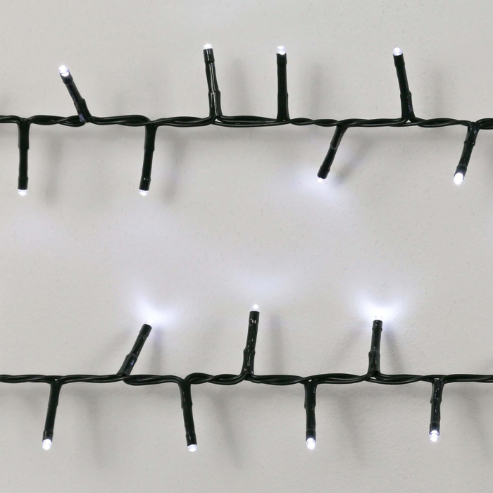 Instalatie de Craciun, Premium ®, Tip Liniara / Sirag, 50 m, 500 LED-uri Mari, Alb Rece [10]