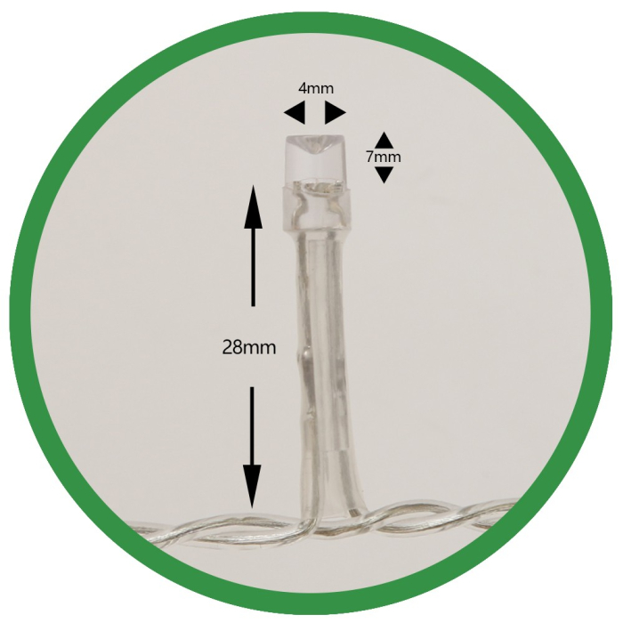 Instalatie de Craciun, ®, Tip Franjuri, 7 m, 200 LED-uri, Interconectabila, Albastru [8]